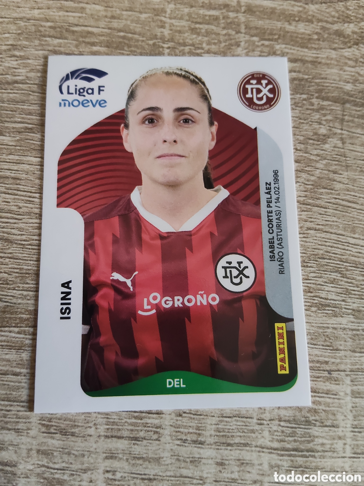 Fu&szlig;ball-Sticker: Panini liga F moeve 2025 2026 25 26 159 Isina DUX Logro&ntilde;o