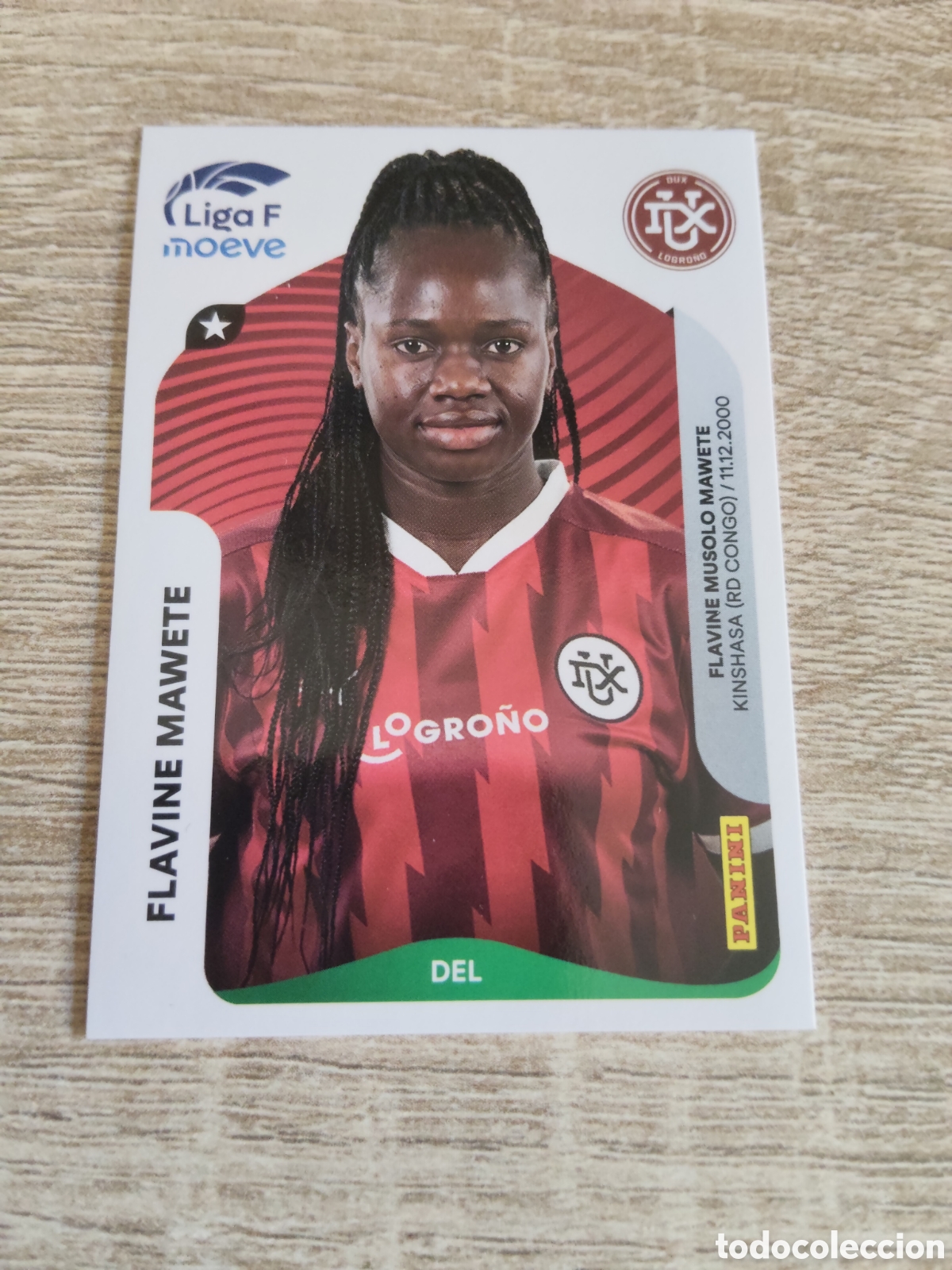 Football Stickers: Panini liga F moeve 2025 2026 25 26 161 Flavine Mawete DUX Logro&ntilde;o