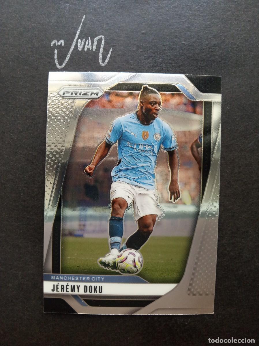 Figurine di Calcio: N&ordm; 6 JEREMY DOKU MANCHESTER CITY BELGICA ⚽ PANINI &reg; PRIZM PREMIER 2024 2025 24 25 NUEVO