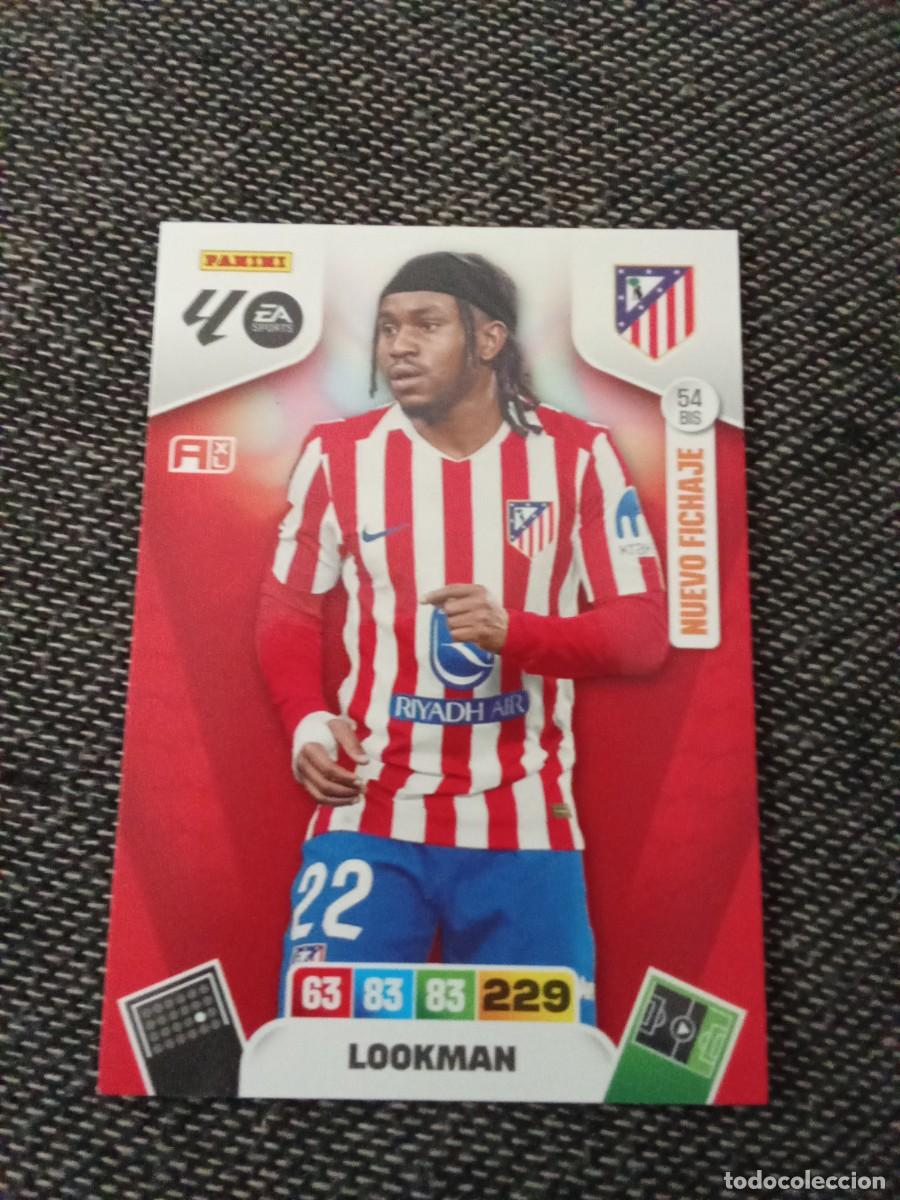 Fu&szlig;ball-Sticker: 54 bis lookman atl&eacute;tico de Madrid nuevo fichaje ADRENALYN 2025-26