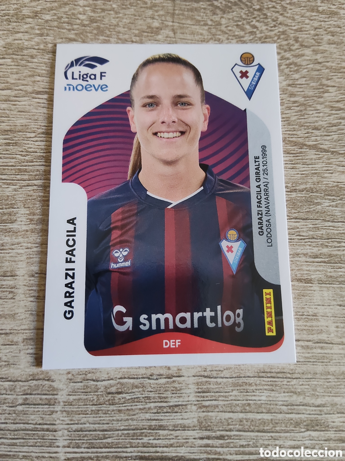 Fu&szlig;ball-Sticker: Panini liga F moeve 2025 2026 25 26 172 Garazi Facila Eibar