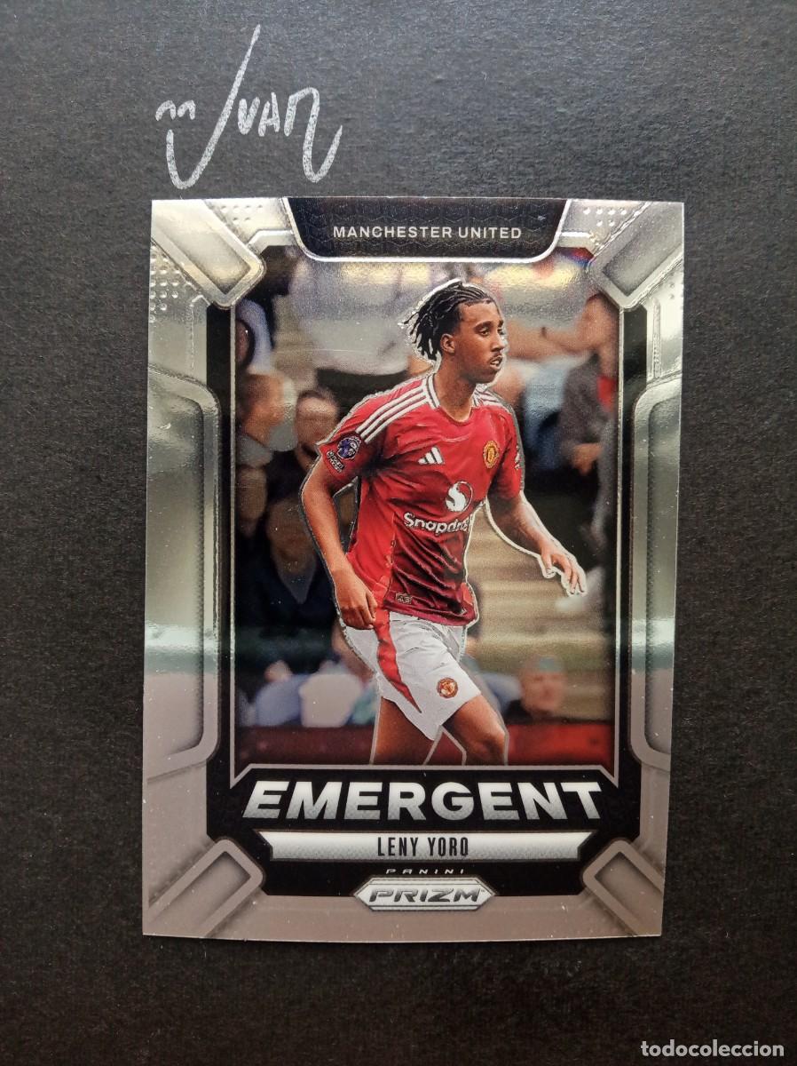 Cartes &agrave; collectionner de Football: N&ordm; 24 EMERGENT LENY YORO MANCHESTER UNITED FRANCIA ⚽ PANINI &reg; PRIZM PREMIER 2024 2025 24 25 NUEVO