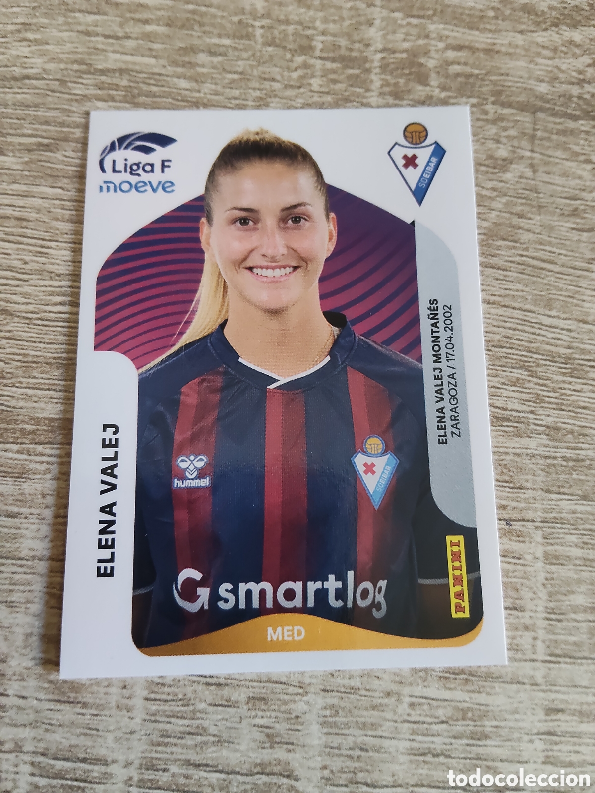 Cartes &agrave; collectionner de Football: Panini liga F moeve 2025 2026 25 26 174 Elena Valej Eibar