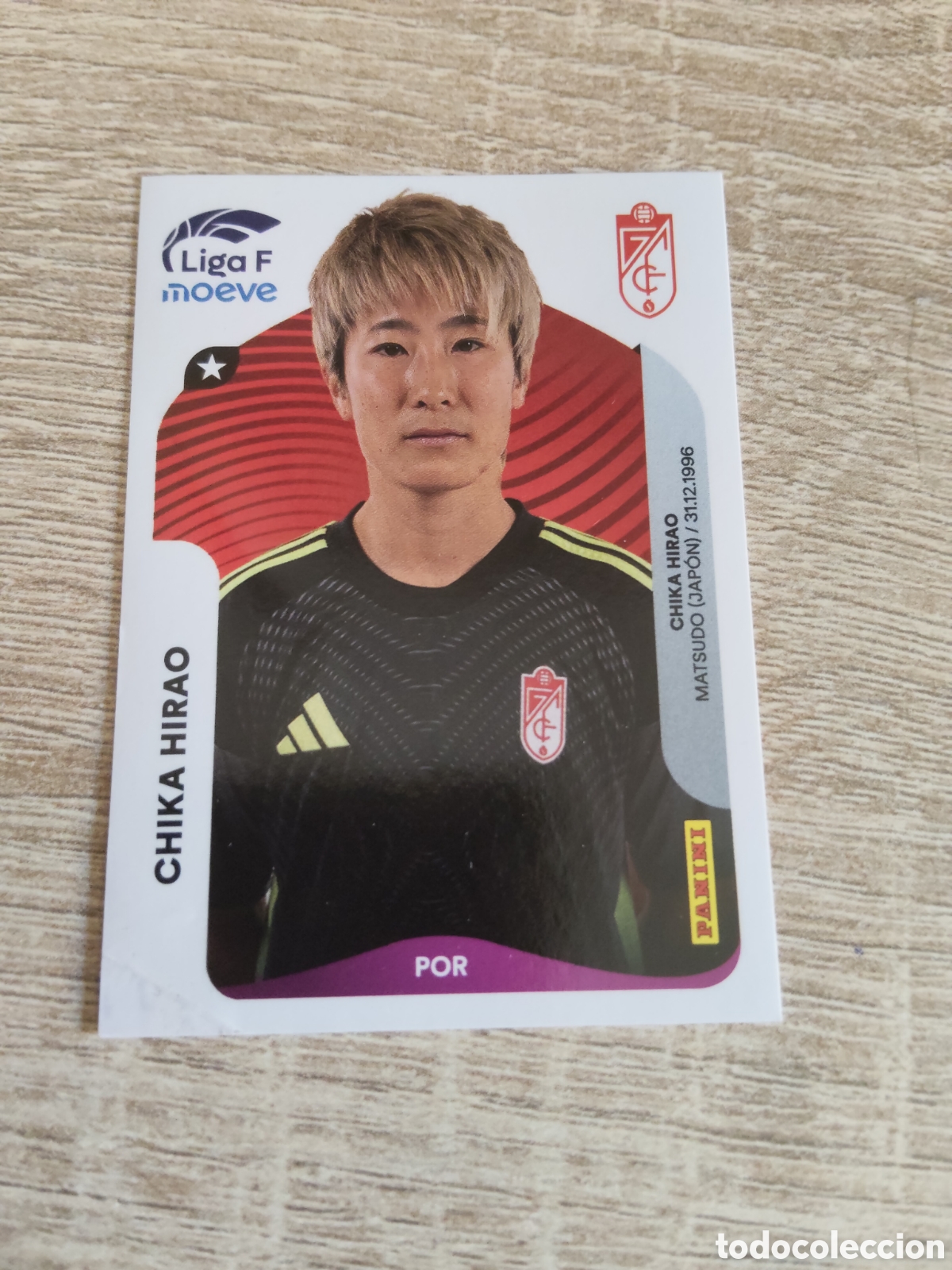 Cromos de F&uacute;tbol: Panini liga F moeve 2025 2026 25 26 204 Chika Hirao Granada
