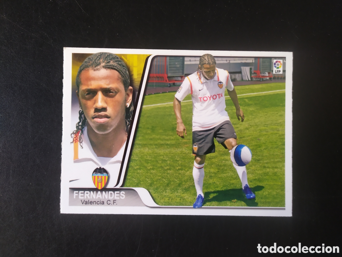 Cromos de F&uacute;tbol: Mundicromo ediciones estadio 2007 2008 07 08 Fernandes fichaje n&deg; 385 Valencia