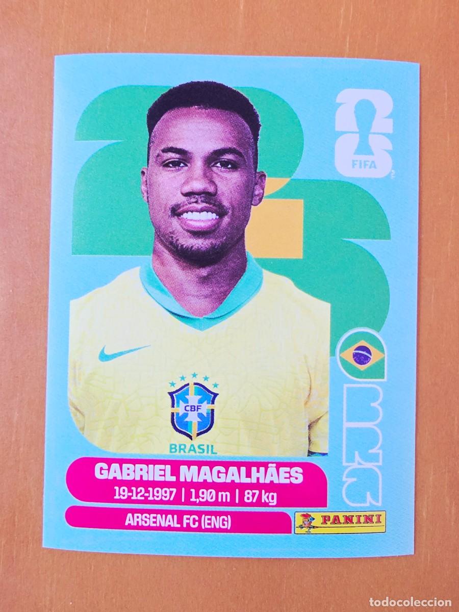 Cromos de F&uacute;tbol: BRA 6 Gabriel Magalh&atilde;es, Brasil, Panini FIFA World Cup Mundial 2026 Sticker