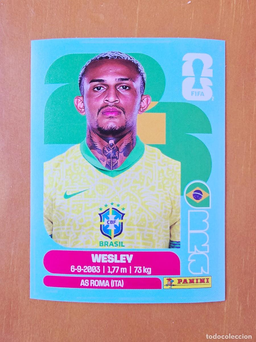 Cromos de F&uacute;tbol: BRA 8 Wesley, Brasil, Panini FIFA World Cup Mundial 2026 Sticker