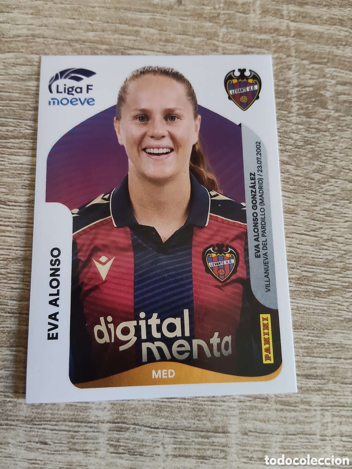 Cromos de F&uacute;tbol: Panini liga F moeve 2025 2026 25 26 233 Eva Alonso Levante