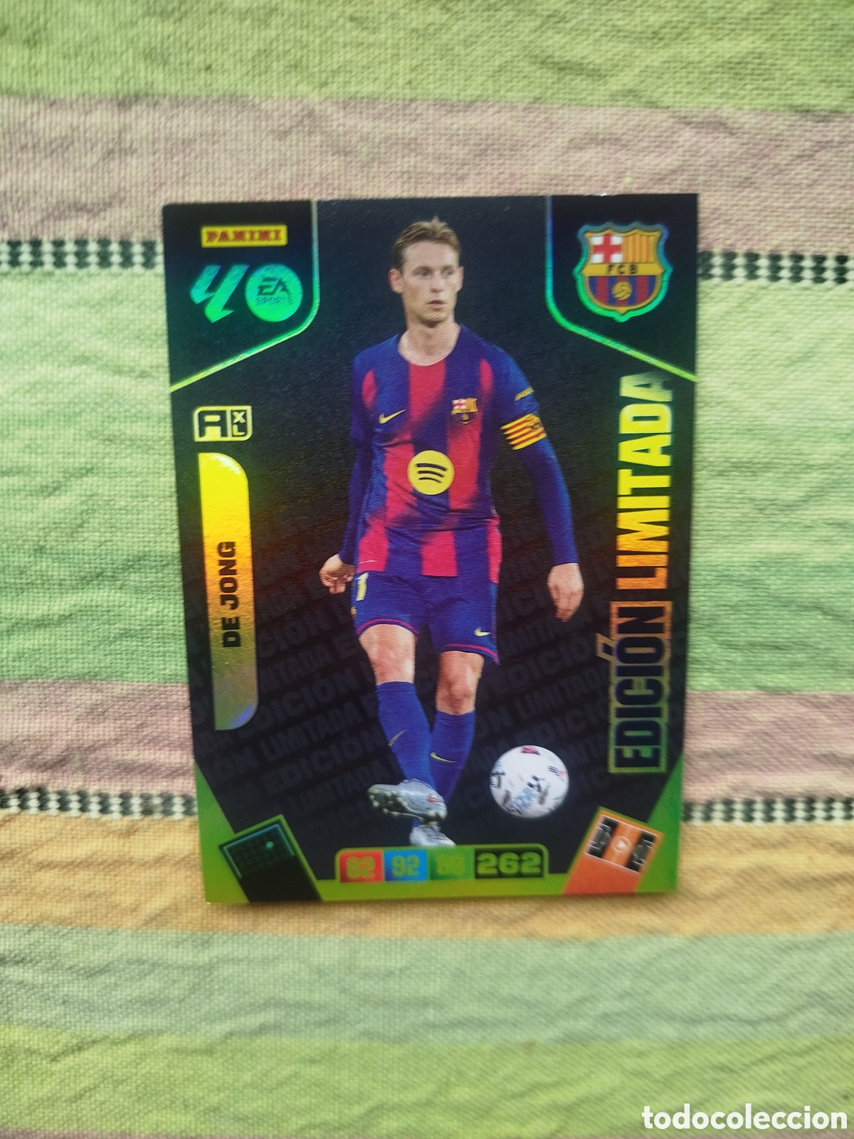 Cromos de F&uacute;tbol: De Jong Edici&oacute;n Limitada Adrenalyn 25-26