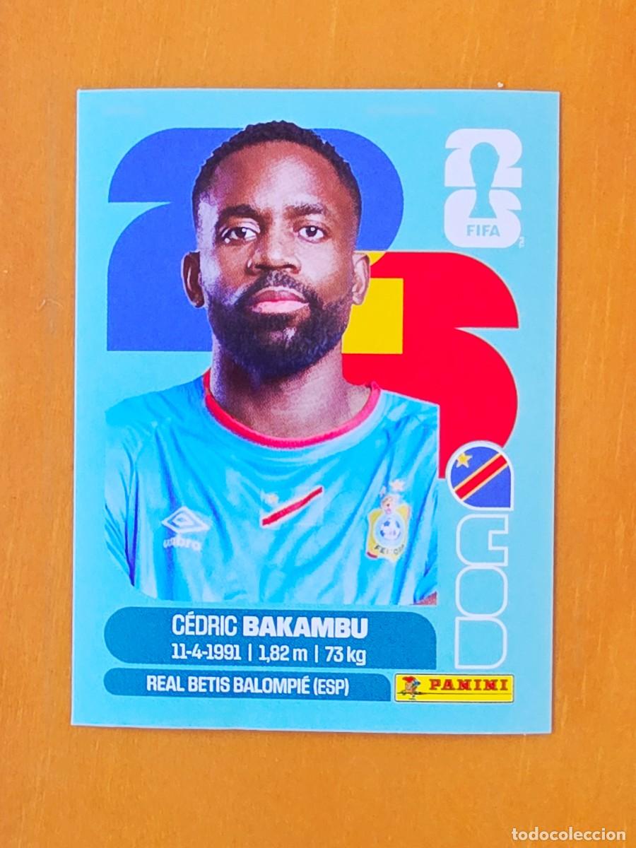 Cromos de F&uacute;tbol: COD 19 C&eacute;dric Bakambu, Rep&uacute;blica Democr&aacute;tica del Congo, Panini FIFA World Cup Mundial 2026 Sticker