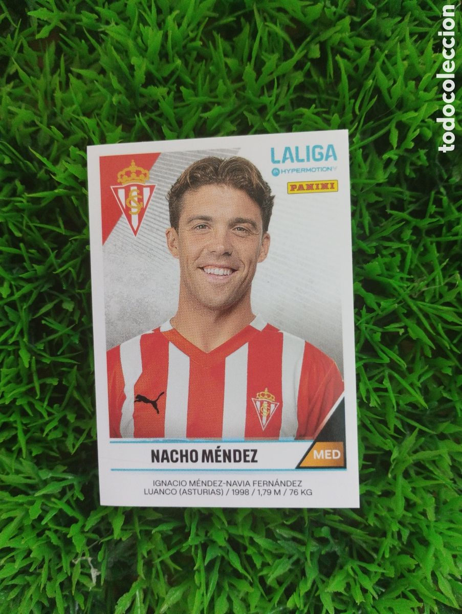 Football Stickers: Nacho Mendez Sporting Gijon Liga Hypermotion 24-25 # 375