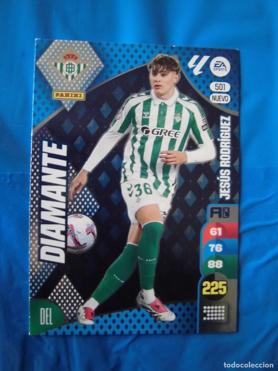 Fu&szlig;ball-Sticker: JES&Uacute;S RODR&Iacute;GUEZ NUEVO DIAMANTE 501 REAL BETIS ADRENALYN 2024-25 PANINI