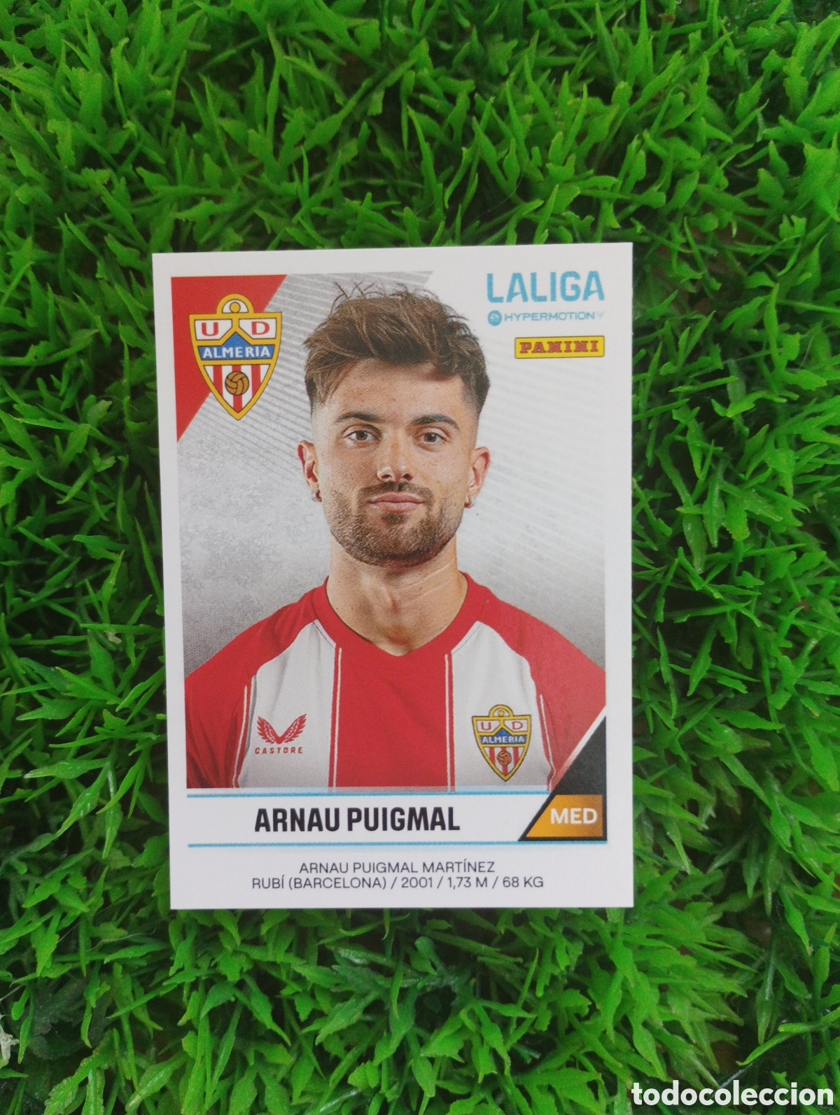 Fu&szlig;ball-Sticker: Arnau Puigmal Almeria Liga Hypermotion 24-25 # 34