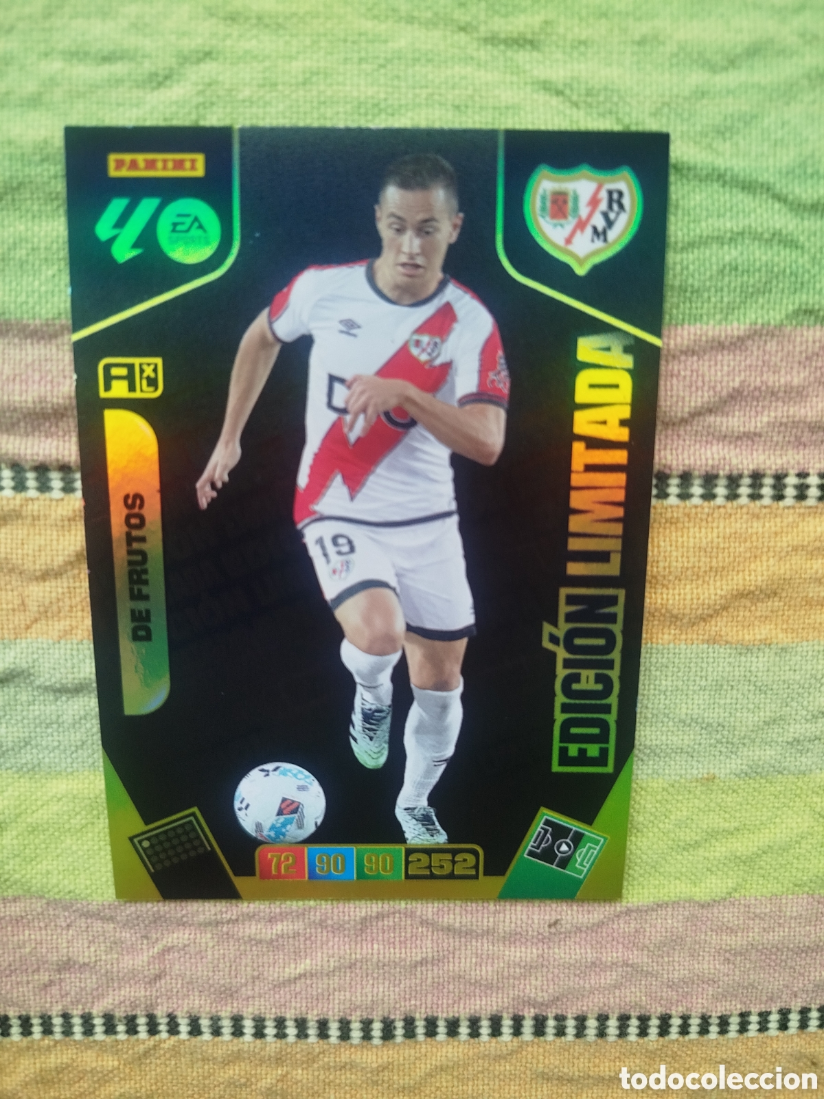 Cromos de F&uacute;tbol: De Frutos Rayo Edici&oacute;n limitada Adrenalyn 25-26