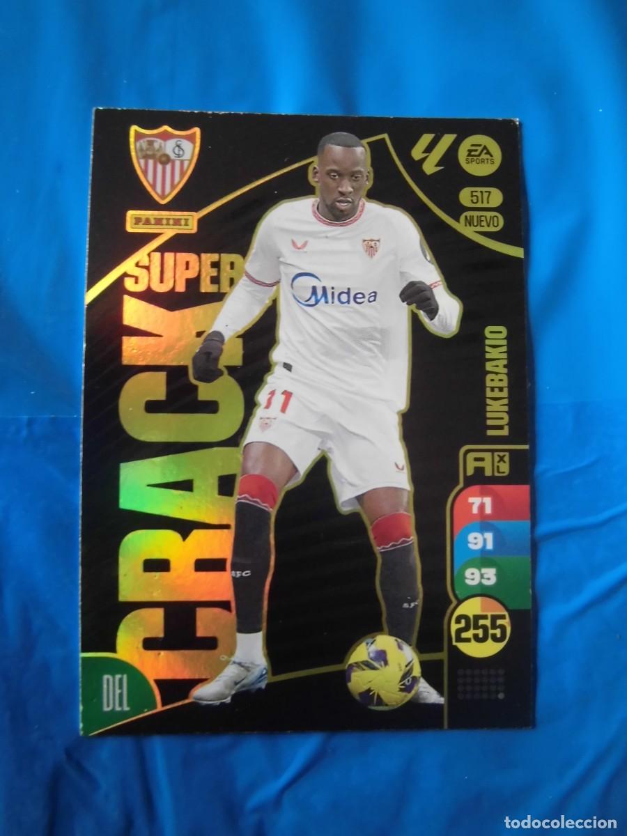 Cromos de F&uacute;tbol: LUKEBAKIO SUPER CRACK 517 SEVILLA ADRENALYN 2024-25 PANINI
