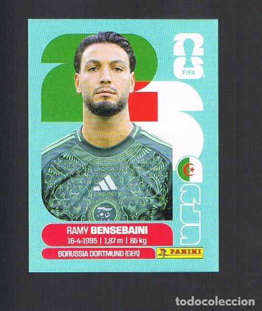Cromos de F&uacute;tbol: STICKER FIFA WORLD CUP 2026 ALG N&ordm; 3 RAMY BENSEBAINI ARGELIA