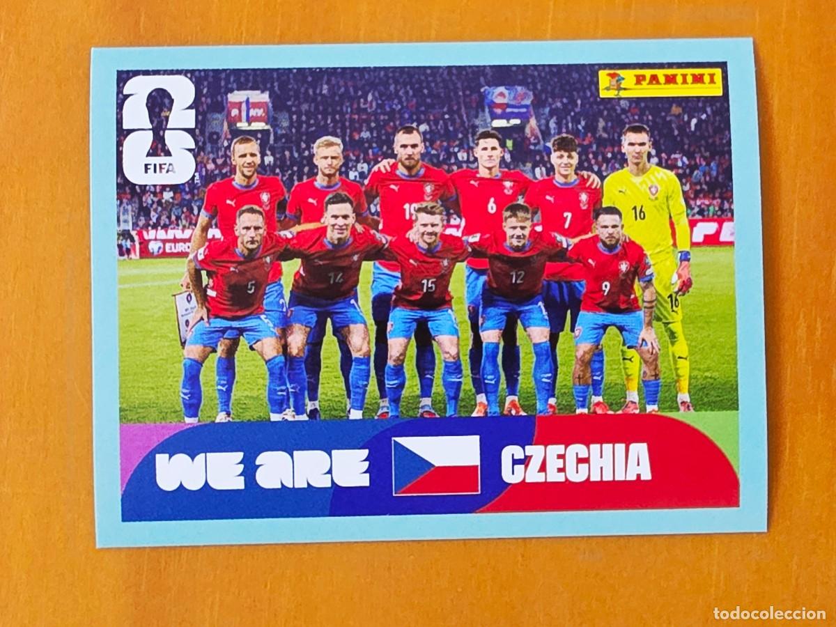 Cromos de F&uacute;tbol: CZE 13 Alineaci&oacute;n equipo plantilla, Rep&uacute;blica Checa, Panini FIFA World Cup Mundial 2026 Sticker