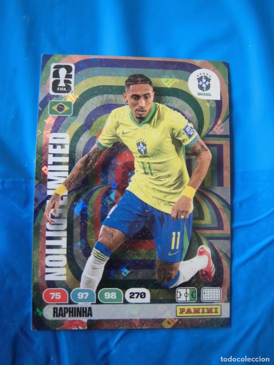 Cromos de F&uacute;tbol: RAPHINHA EDICI&Oacute;N LIMITADA BRASIL ADRENALYN FIFA WORLD CUP 2026 PANINI