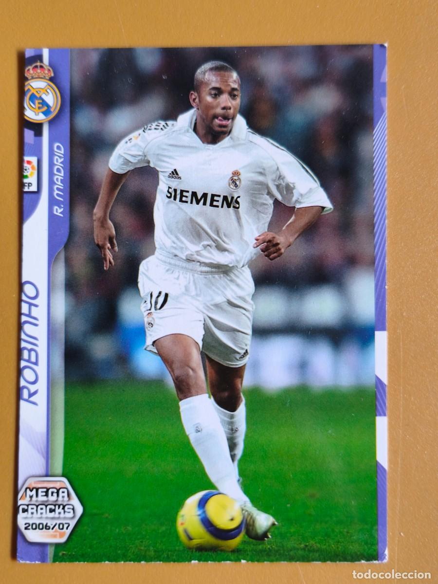 Cromos de F&uacute;tbol: robinho, 2006 07 real madrid. cromo error