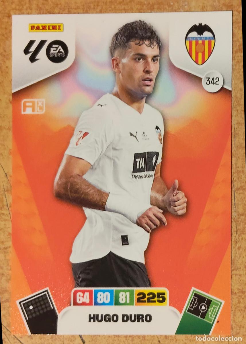 Cromos de F&uacute;tbol: 342 | Panini | Adrenalyn XL | La Liga | 2025-2026 | Hugo Duro | Valencia CF | Basico