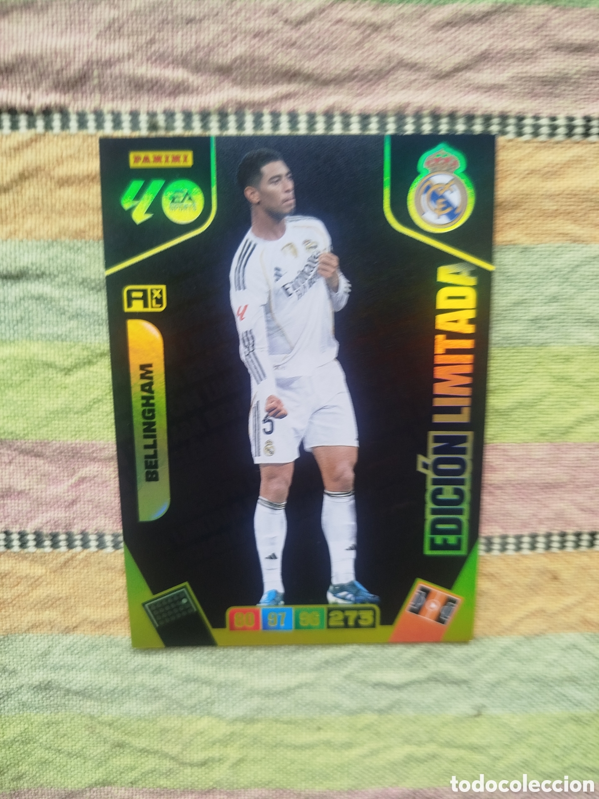 Cromos de F&uacute;tbol: Bellingham Real Madrid Edici&oacute;n Limitada Adrenalyn 25-26