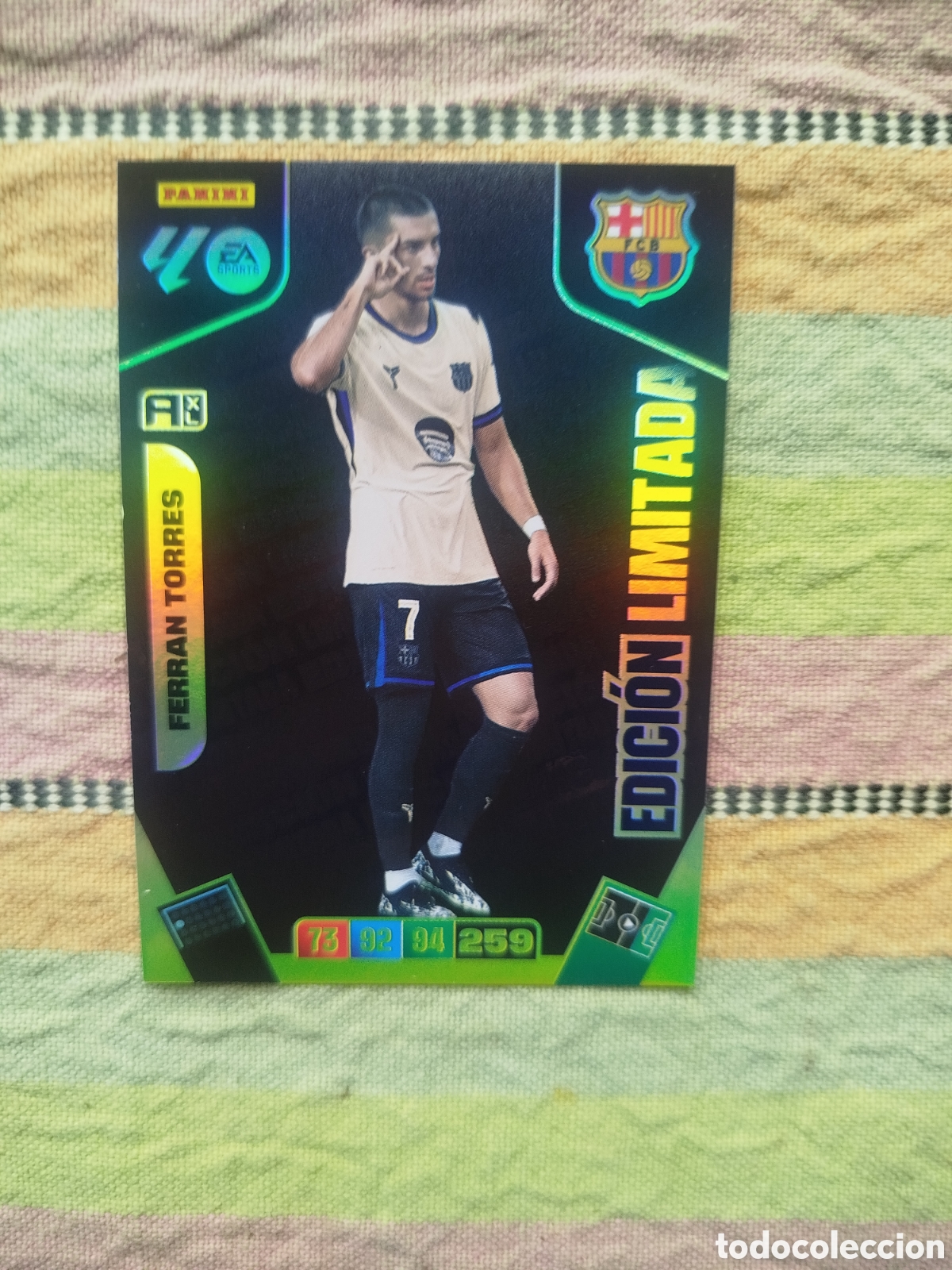 Cromos de F&uacute;tbol: Ferr&aacute;n Torres Barcelona Edici&oacute;n Limitada Adrenalyn 25-26