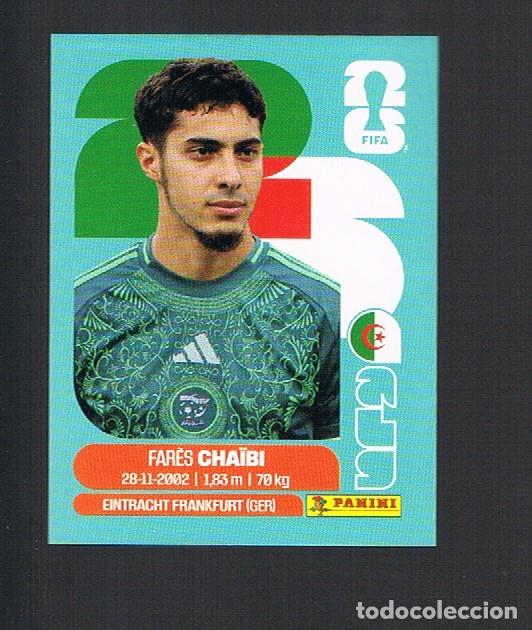 Cromos de F&uacute;tbol: STICKER FIFA WORLD CUP 2026 ALG N&ordm; 14 FAR&Eacute;S CHAIBI ARGELIA
