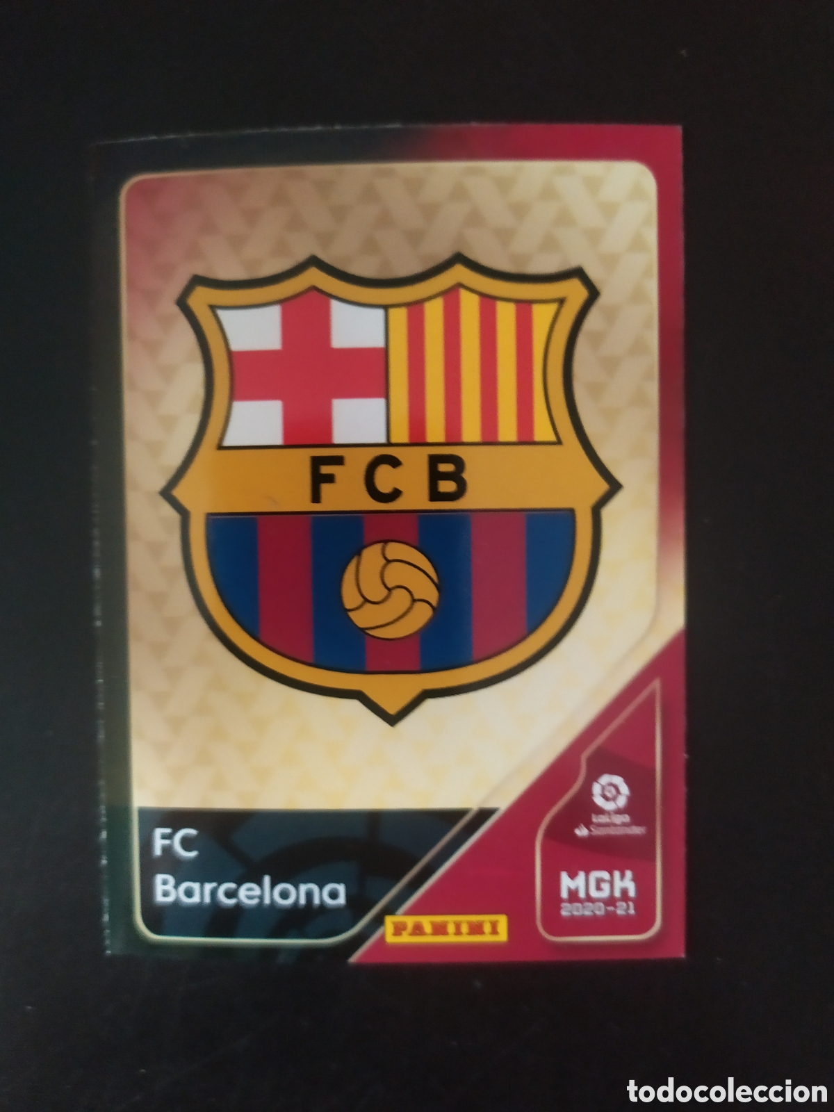 Cromos de F&uacute;tbol: Megacracks 2020 2021 20 21 panini escudo n&deg; 55 Barcelona