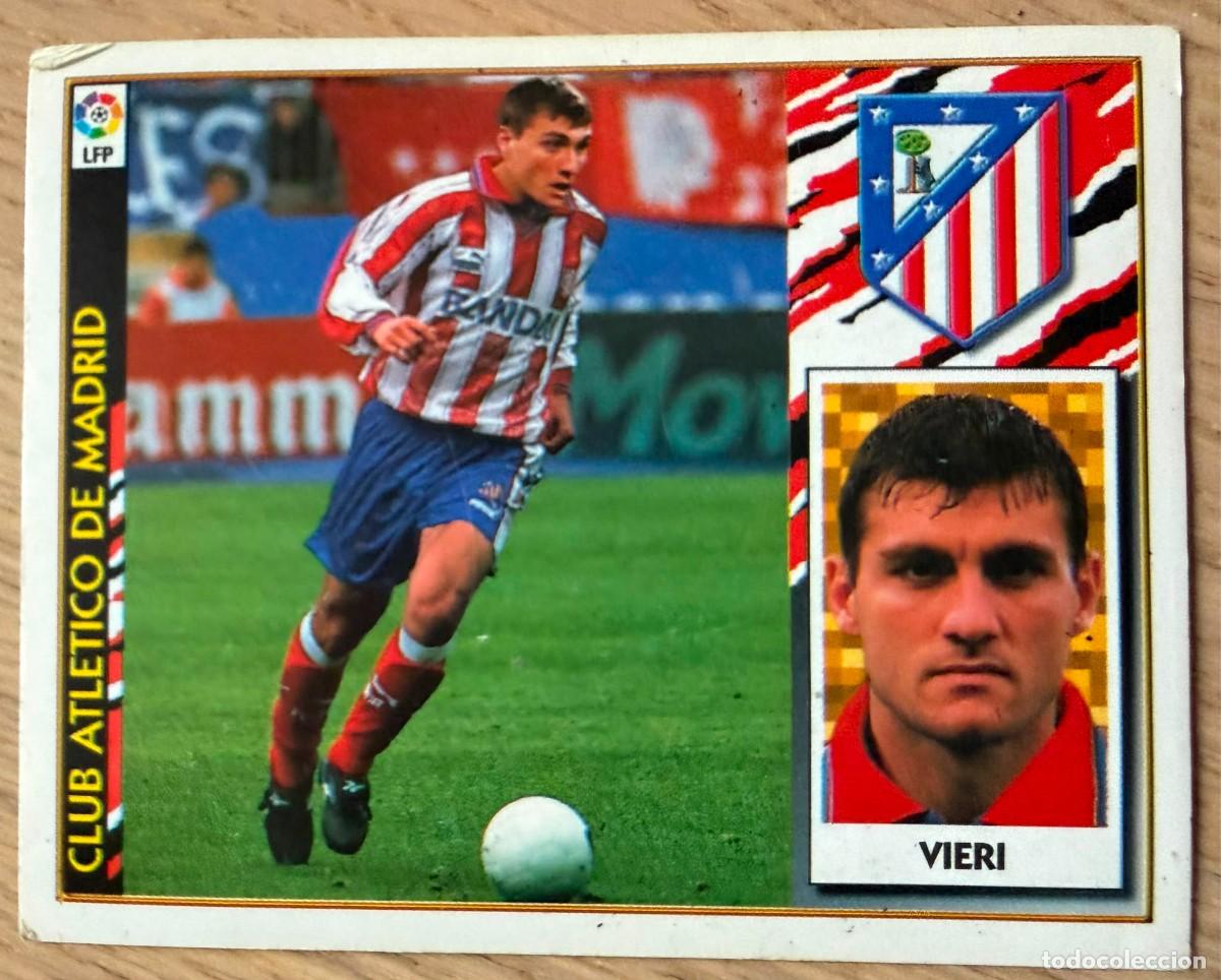 Cromos de F&uacute;tbol: VIERI COLOCA ATLETICO MADRID 97 98 1997 1998 LIGA EDICIONES ESTE SIN PEGAR STICKER