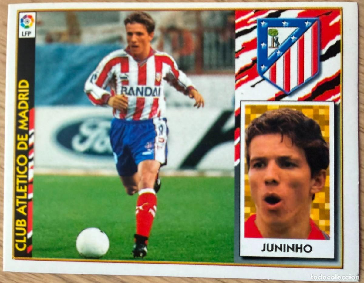 Cromos de F&uacute;tbol: JUNINHO COLOCA ATLETICO MADRID 97 98 1997 1998 LIGA EDICIONES ESTE SIN PEGAR STICKER