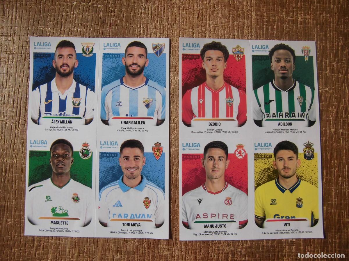 Cromos de F&uacute;tbol: LOTE 8 CROMOS BIS LA LIGA HIPERMOTION 2025-26