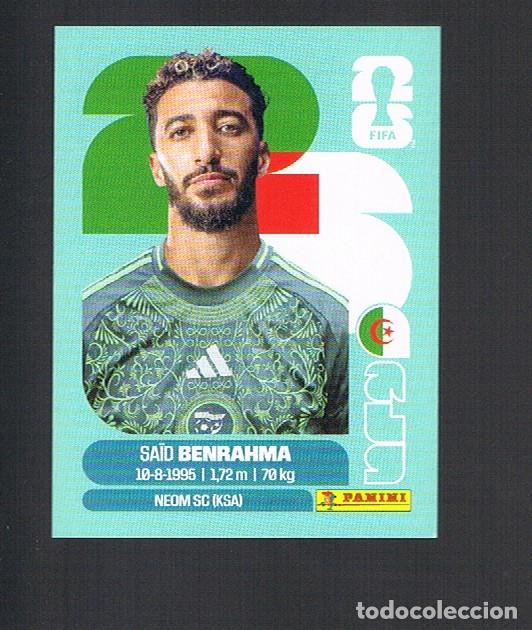 Cromos de F&uacute;tbol: STICKER FIFA WORLD CUP 2026 ALG N&ordm; 16 SAID BENRAHMA ARGELIA