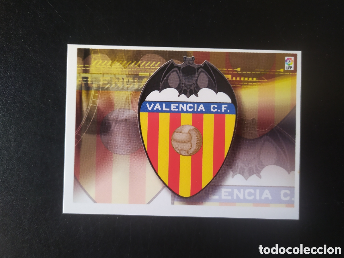 Cromos de F&uacute;tbol: Mundicromo ediciones estadio 2007 2008 07 08 escudo check list edici&oacute;n inicial n&deg; 55 Valencia