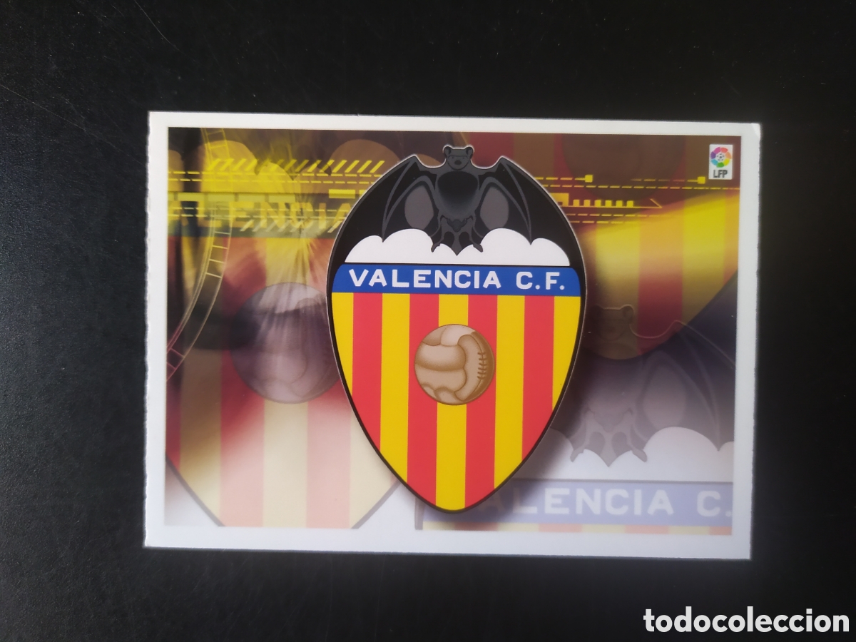 Cromos de F&uacute;tbol: Mundicromo ediciones estadio 2007 2008 07 08 escudo check list edici&oacute;n final n&deg; 55 Valencia