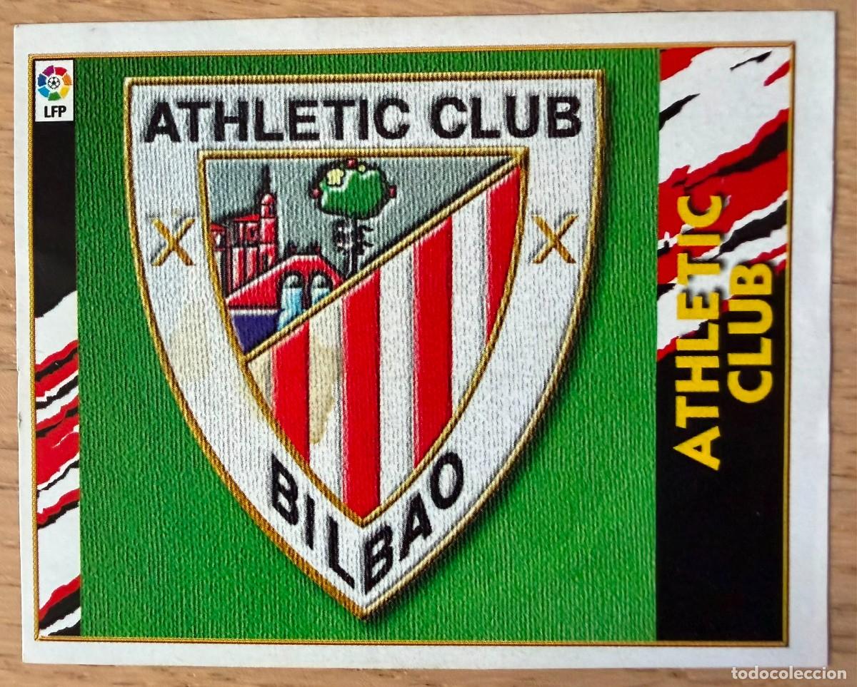Cromos de F&uacute;tbol: ESCUDO ATHLETIC BILBAO 97 98 1997 1998 LIGA EDICIONES ESTE RECORTADO STICKER