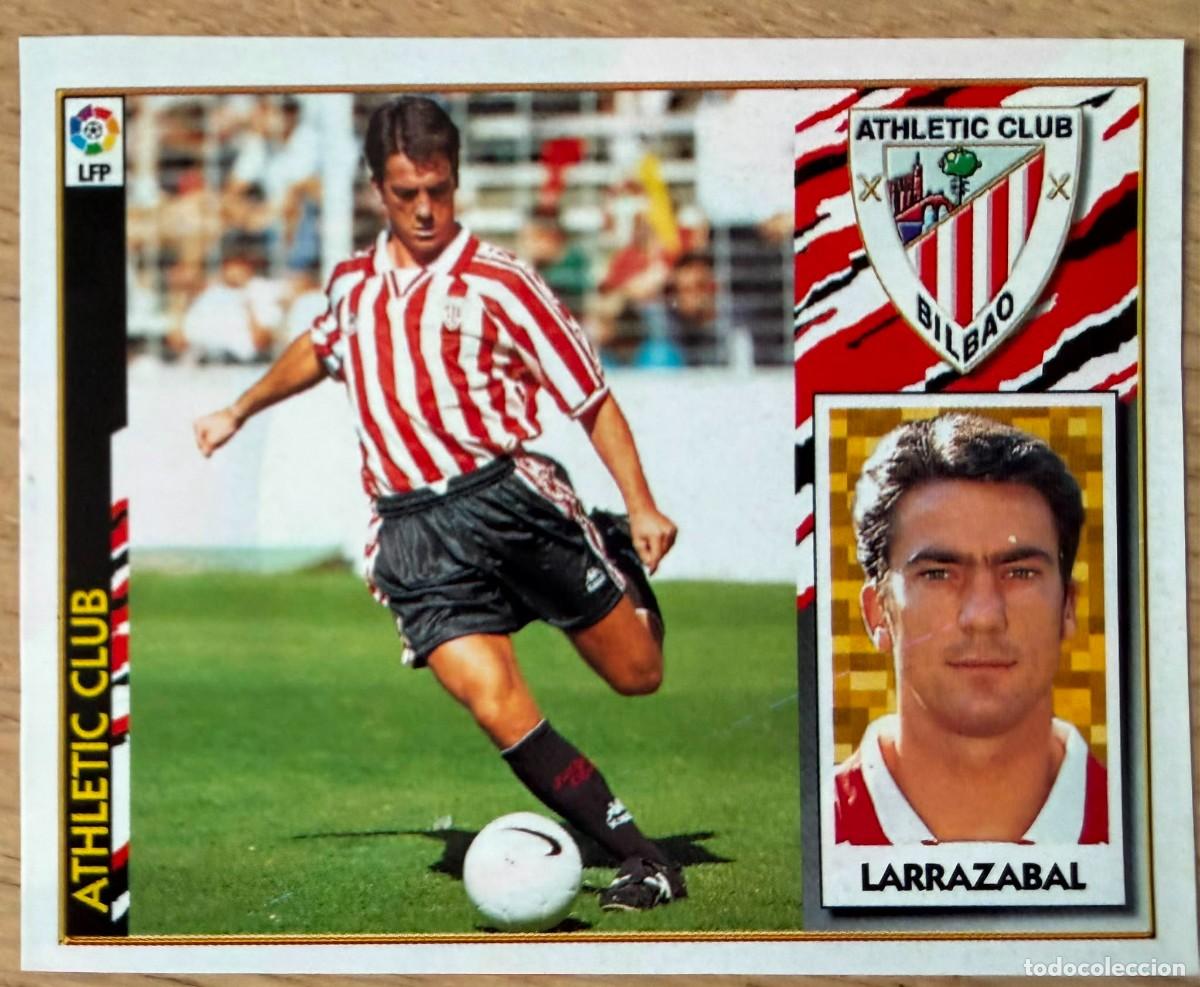 Cromos de F&uacute;tbol: LARRAZABAL ATHLETIC BILBAO 97 98 1997 1998 LIGA EDICIONES ESTE RECORTADO STICKER