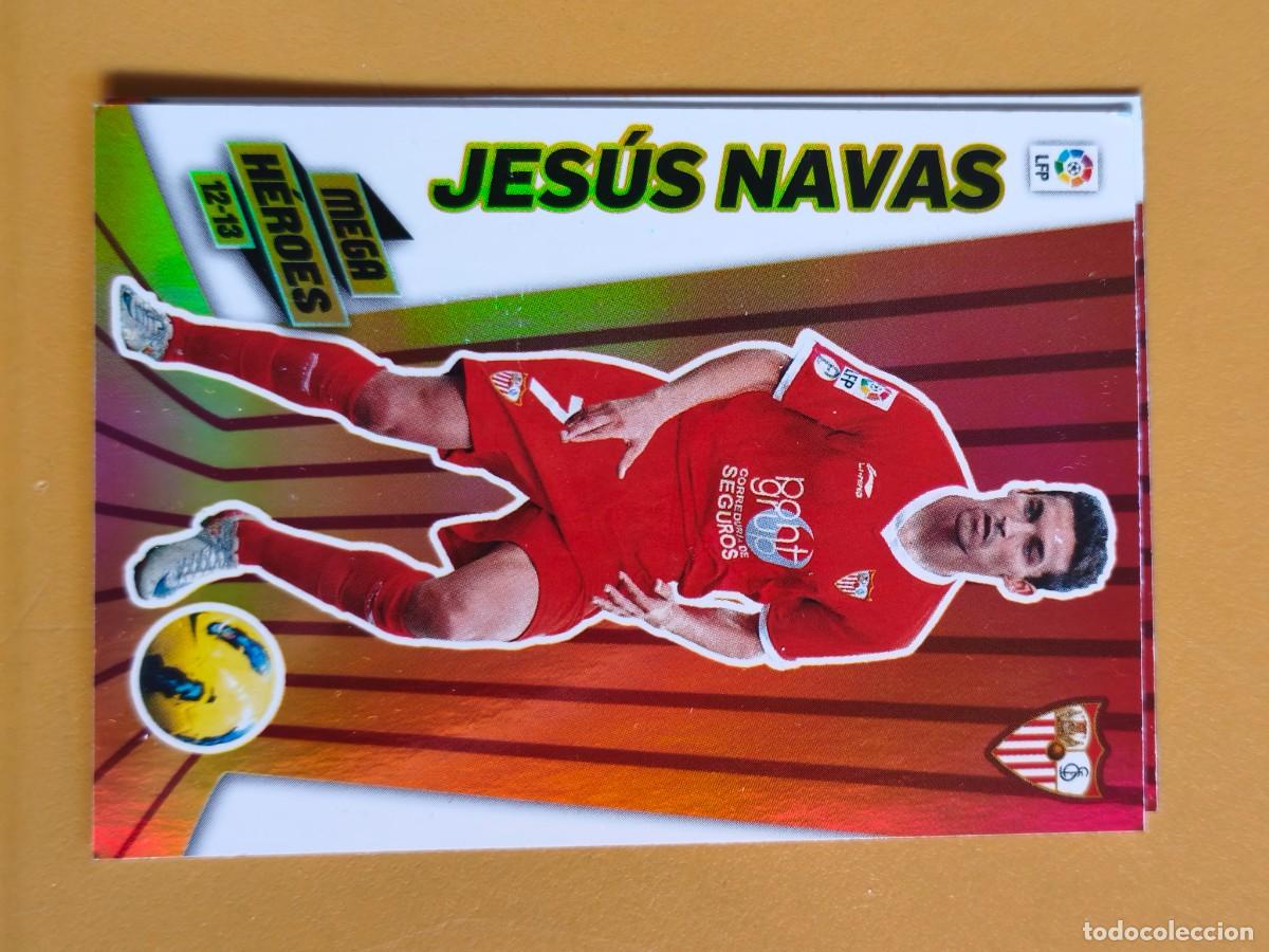 Cromos de F&uacute;tbol: jesus navas, 2012 13 mega heroes