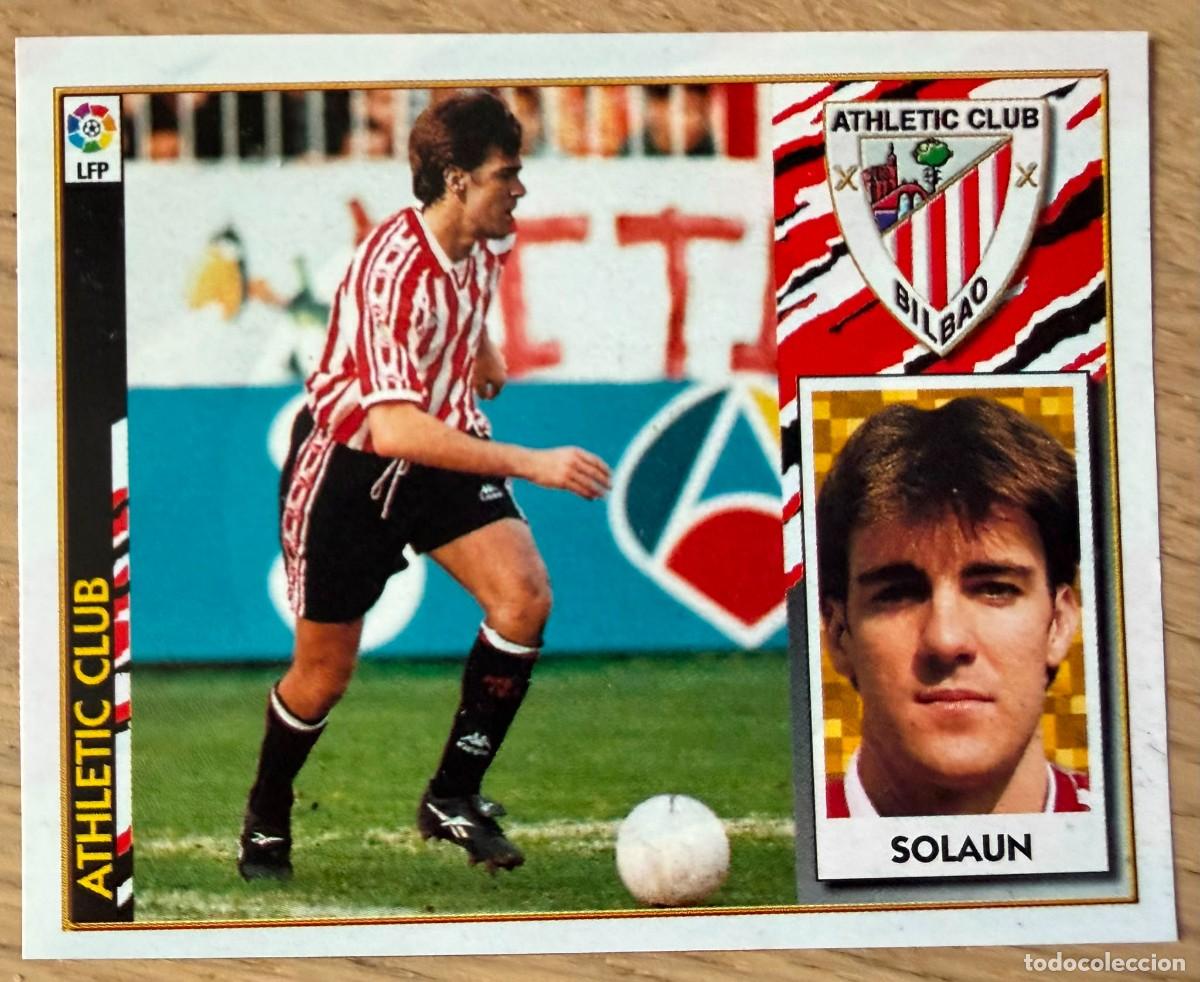 Cromos de F&uacute;tbol: SOLAUN COLOCA ATHLETIC BILBAO 97 98 1997 1998 LIGA EDICIONES ESTE RECORTADO STICKER