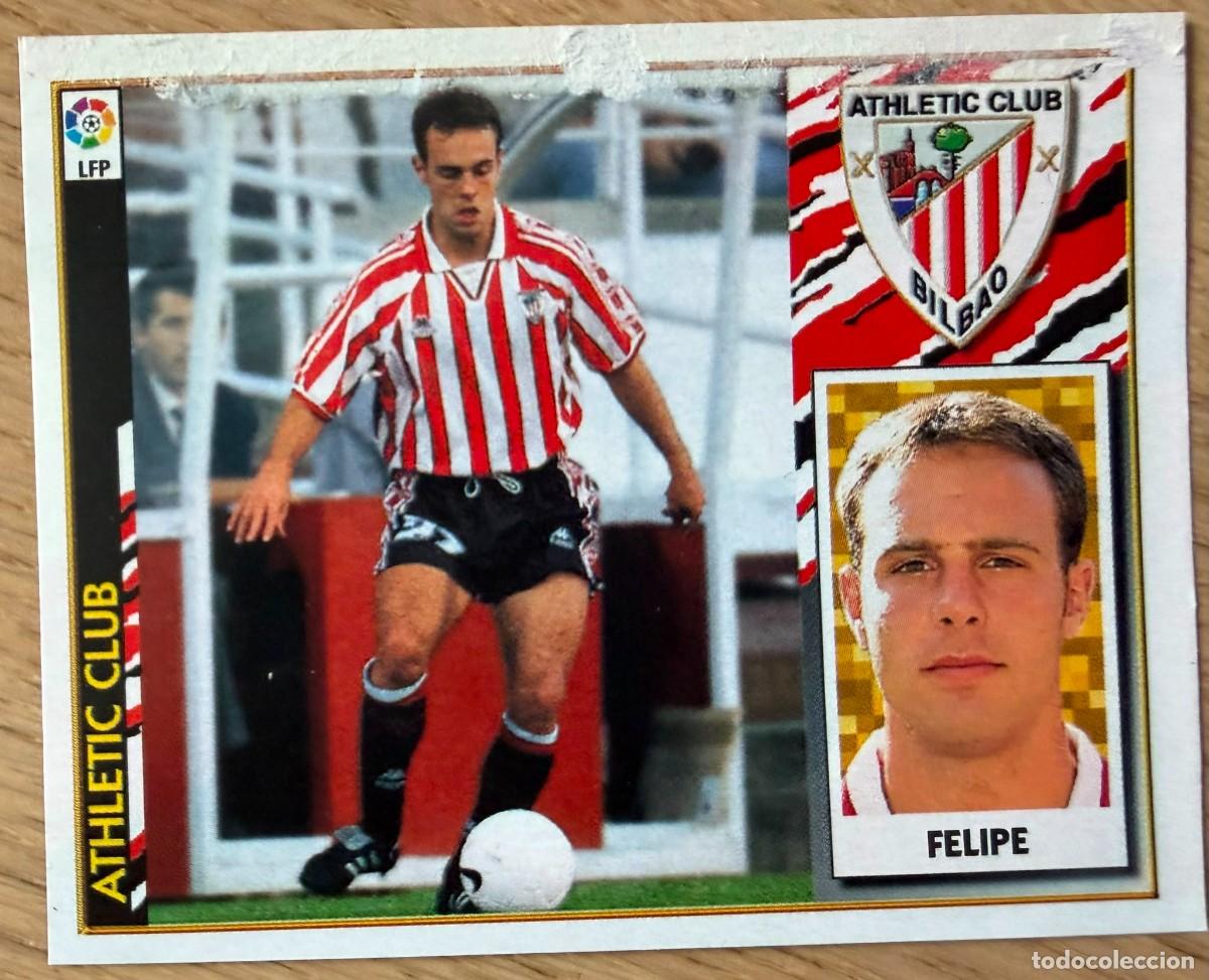 Cromos de F&uacute;tbol: FELIPE BAJA ATHLETIC BILBAO 97 98 1997 1998 LIGA EDICIONES ESTE RECORTADO STICKER