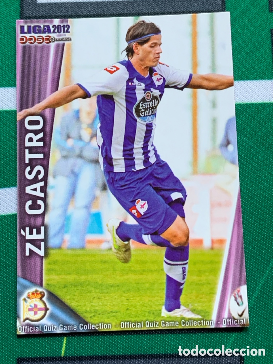 Figurine di Calcio: 1200 Z&eacute; Castro Deportivo Base card FICHAS LIGA MUNDICROMO 2011 2012 11 12