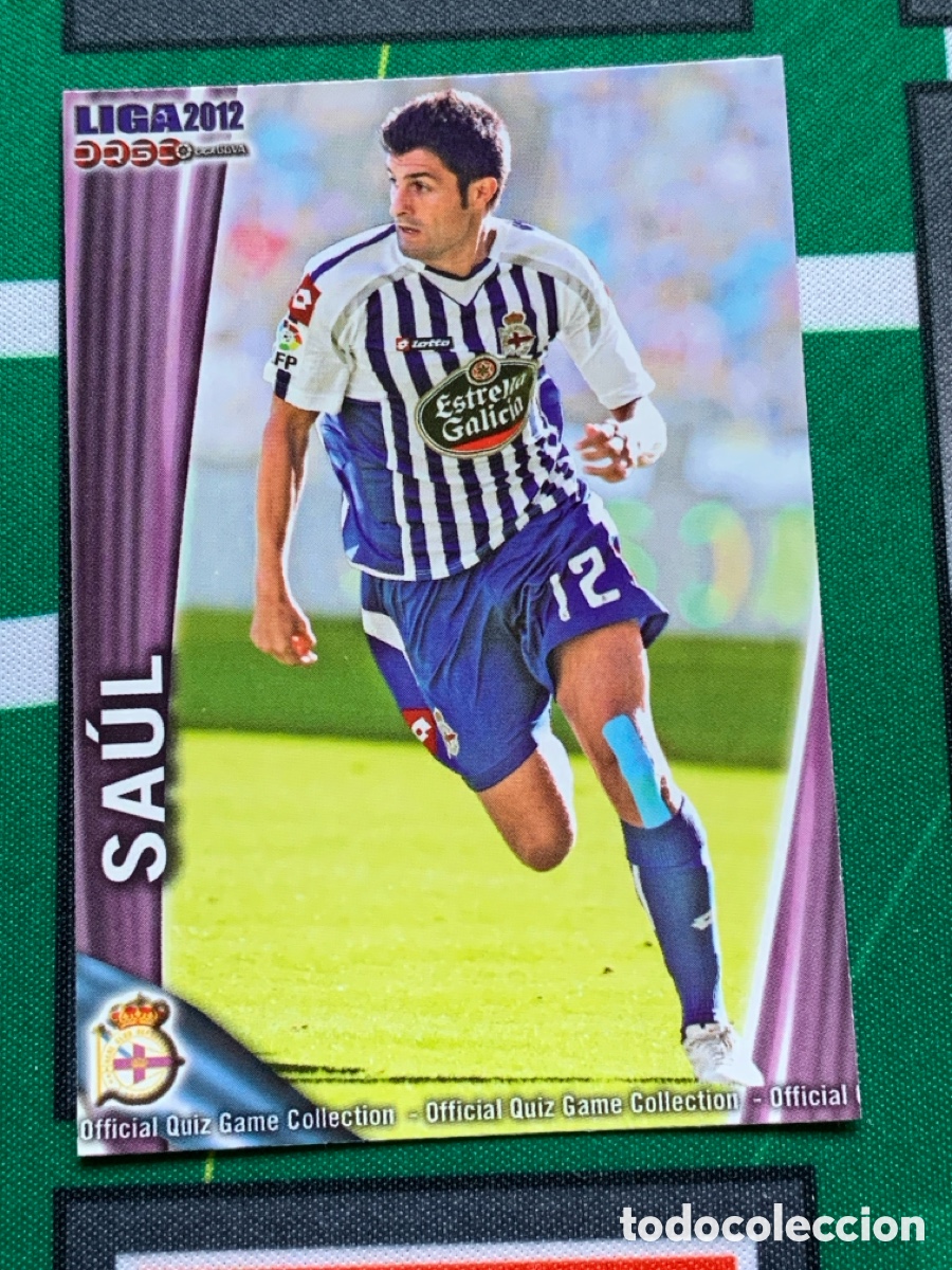 Figurine di Calcio: 1198 Sa&uacute;l Deportivo Base card FICHAS LIGA MUNDICROMO 2011 2012 11 12