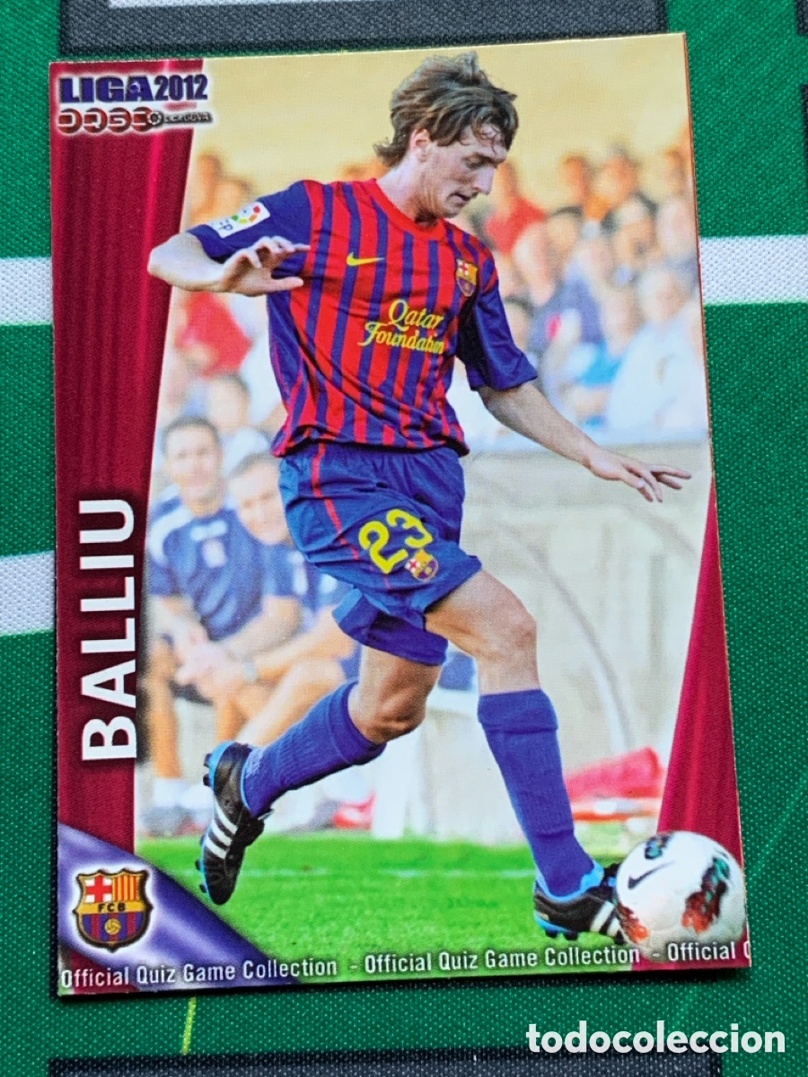Figurine di Calcio: 1210 Balliu Barcelona B Base card FICHAS LIGA MUNDICROMO 2011 2012 11 12