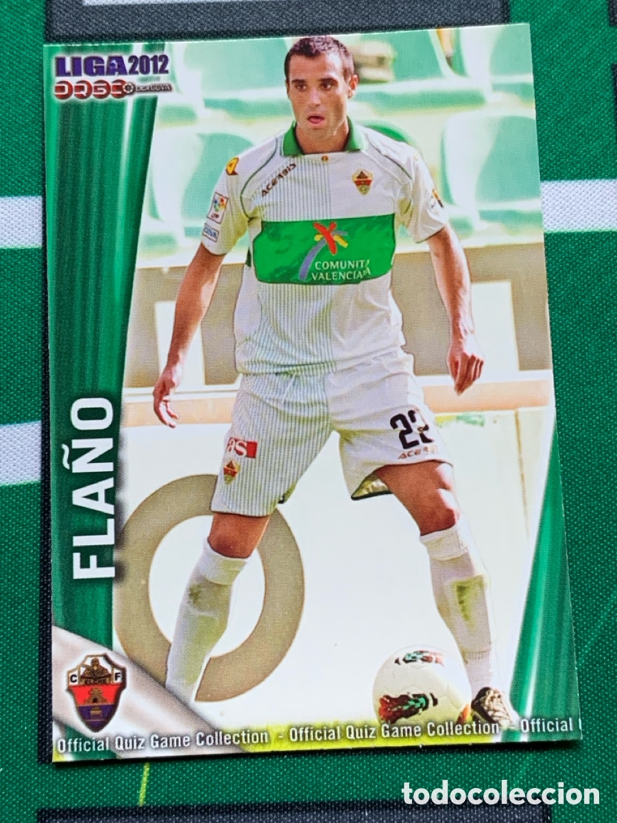 Figurine di Calcio: 1214 J. Fla&ntilde;o Elche Base card FICHAS LIGA MUNDICROMO 2011 2012 11 12