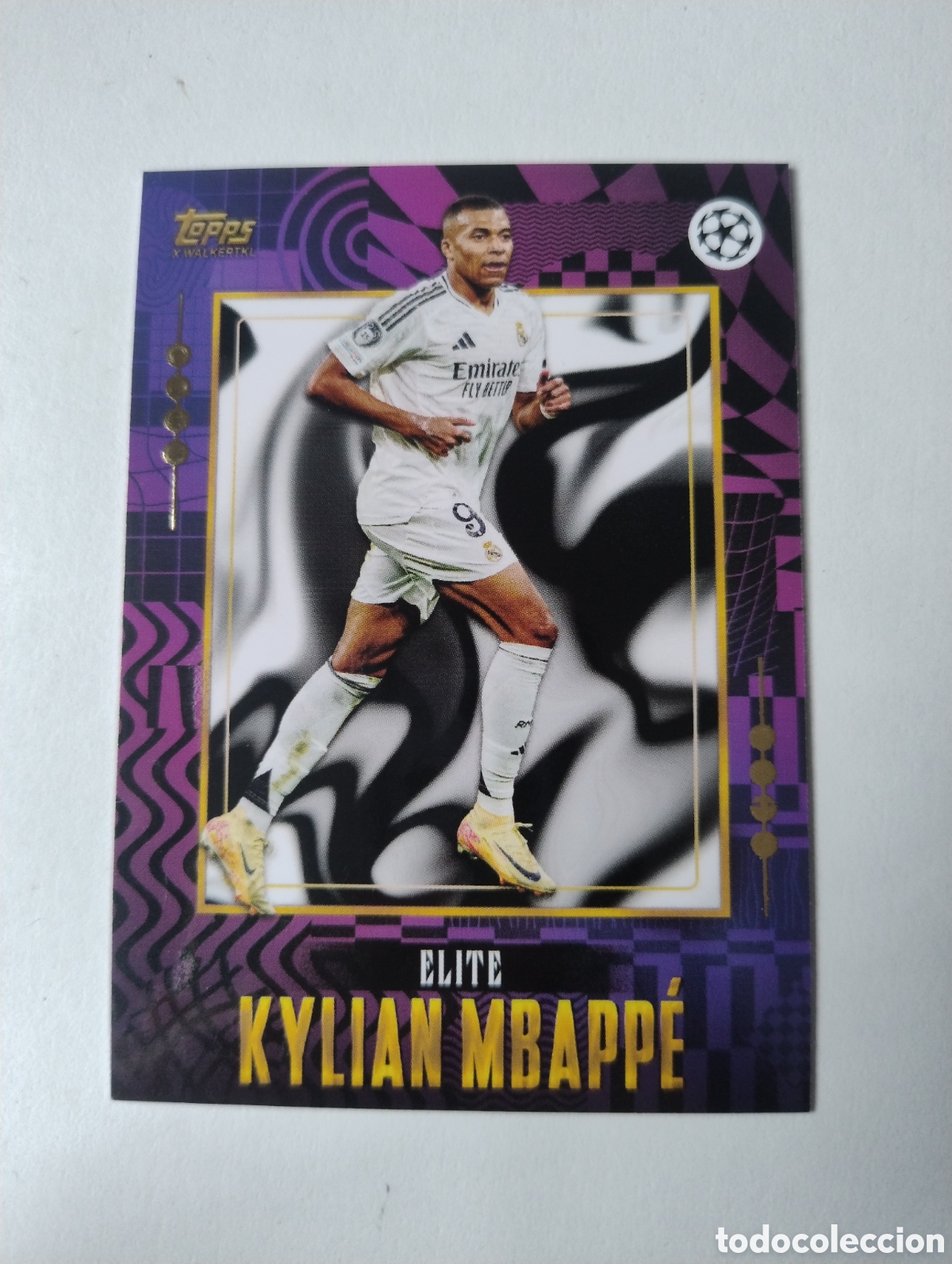 Cromos de F&uacute;tbol: Mbappe - Real Madrid - Topps Gold 2024 - 2025 Elite