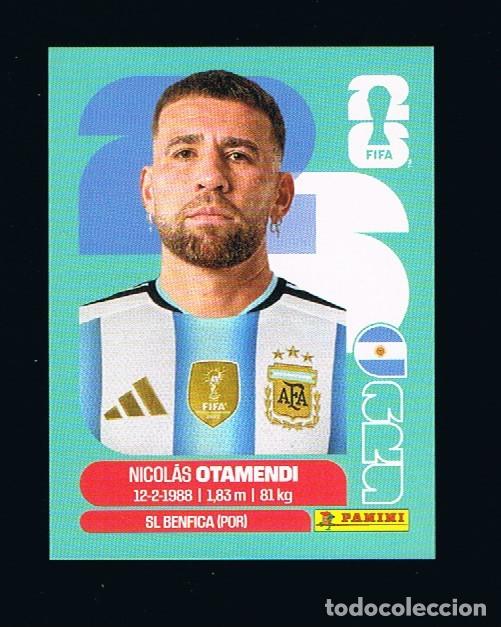 Cromos de F&uacute;tbol: STICKER FIFA WORLD CUP 2026 ARG N&ordm; 5 NICOL&Aacute;S OTAMENDI ARGENTINA