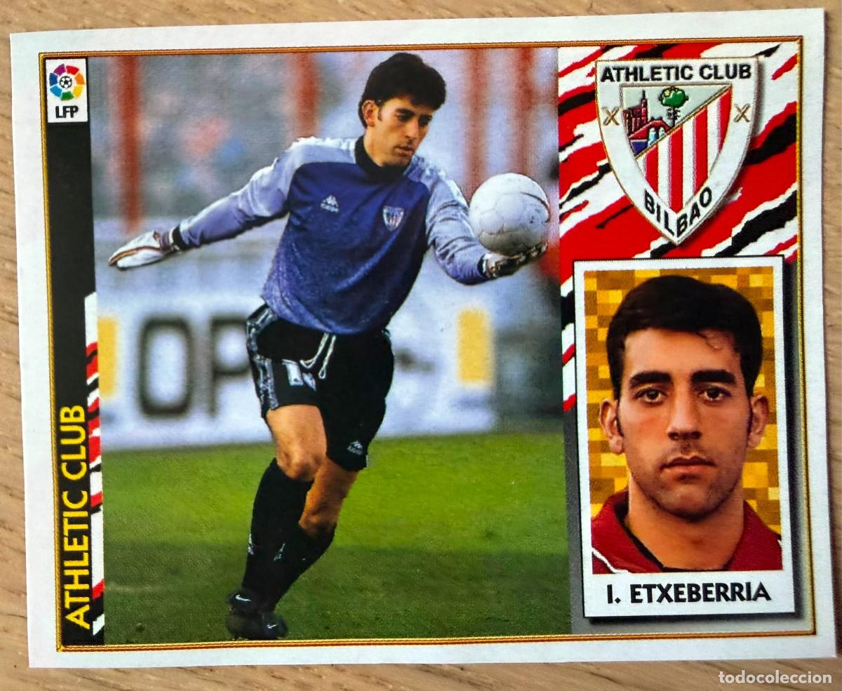 Cromos de F&uacute;tbol: IMANOL ETXEBERRIA ATHLETIC BILBAO 97 98 1997 1998 LIGA EDICIONES ESTE RECORTADO STICKER