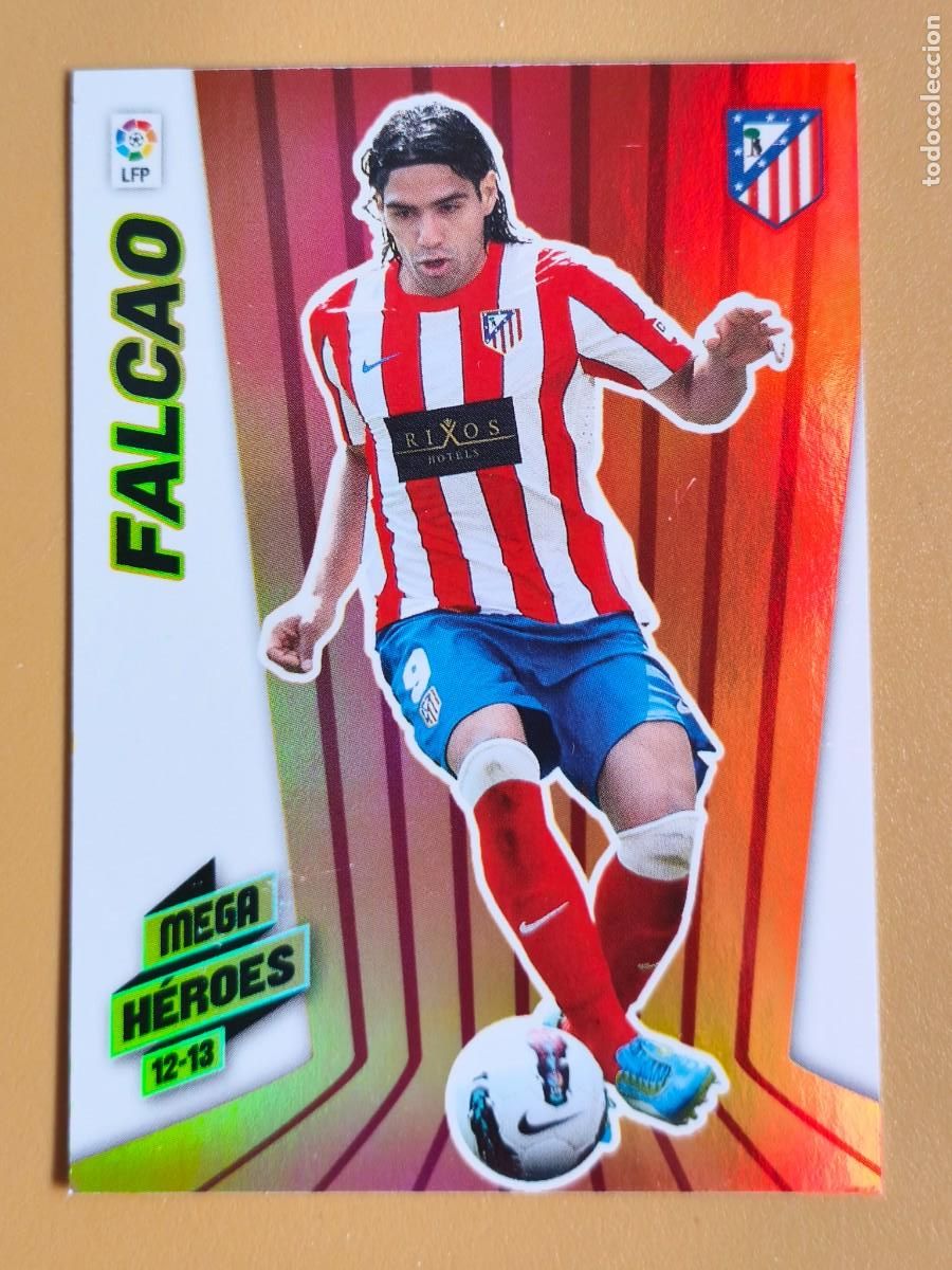 Football Stickers: falcao, 2012 13 mega heroes