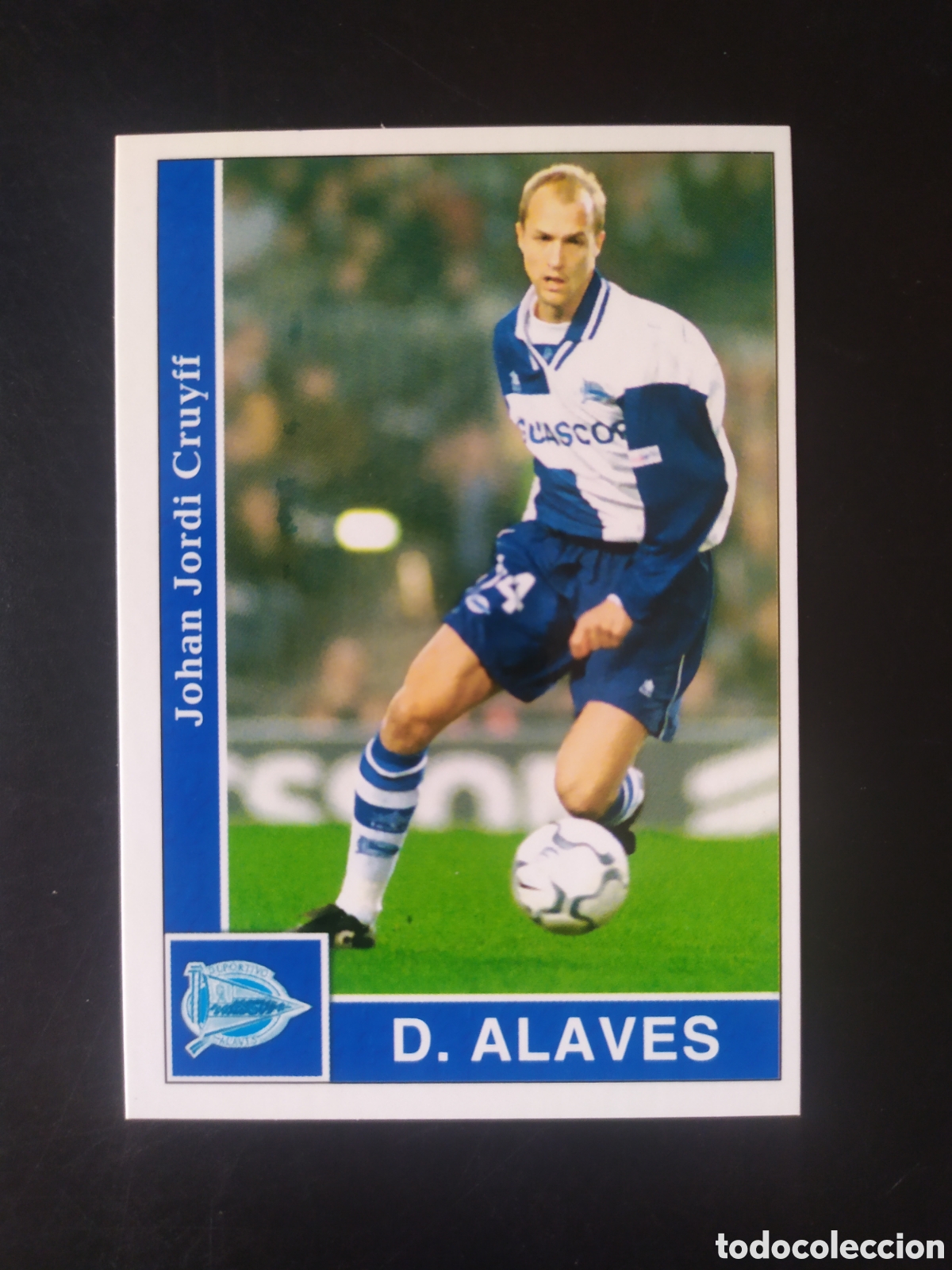 Cromos de F&uacute;tbol: Mundicromo fichas Liga 2001 2002 01 02 Jordi Cruyff n&deg; 205 Alaves