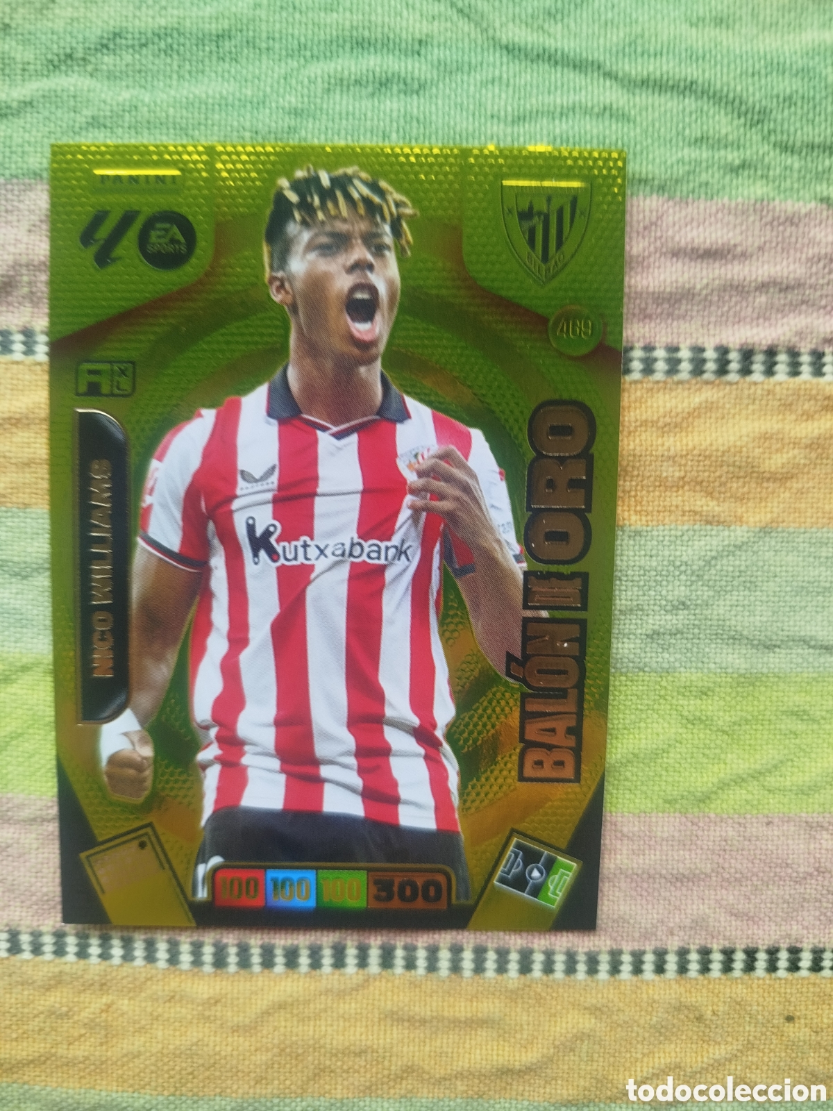 Cromos de F&uacute;tbol: Bal&oacute;n de Oro Nico Williams Adrenalyn 25-26