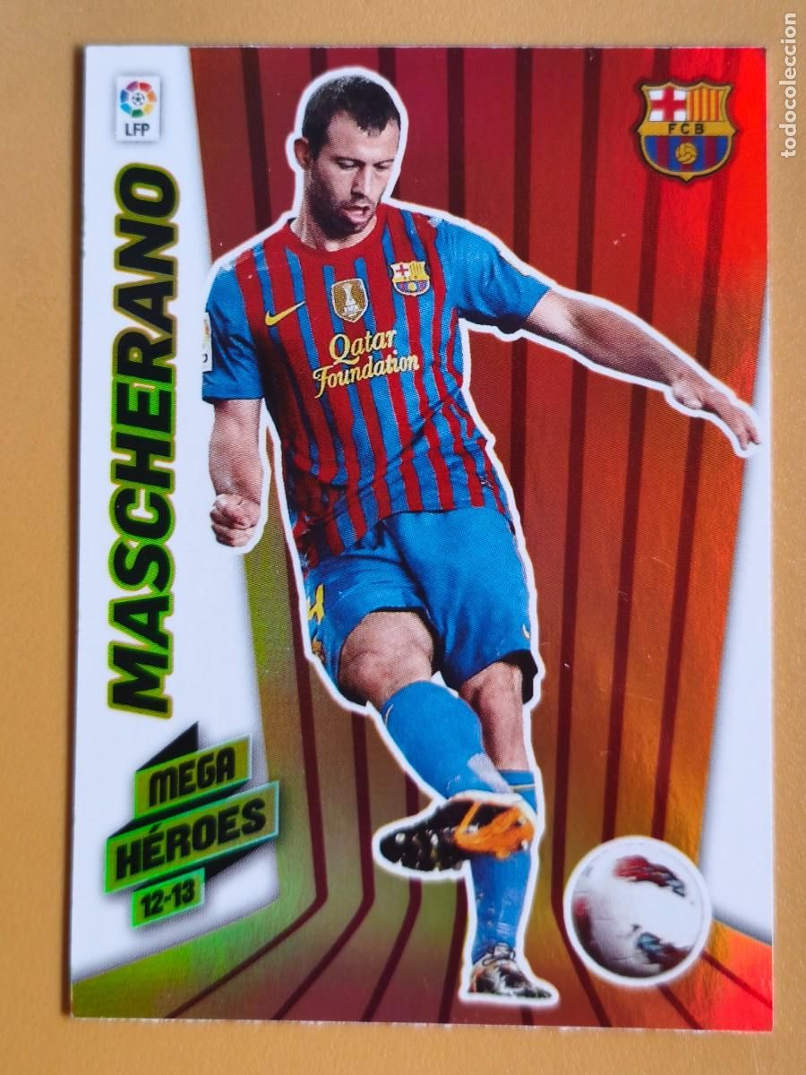 Cromos de F&uacute;tbol: mascherano, 2012 13 mega heroes